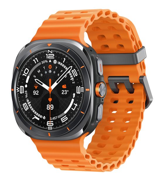 Samsung Galaxy Watch Ultra Digital 47 mm  Smartwatch Rund IP68 327 ppi 4G  (Grau) f&uuml;r 379,00 Euro