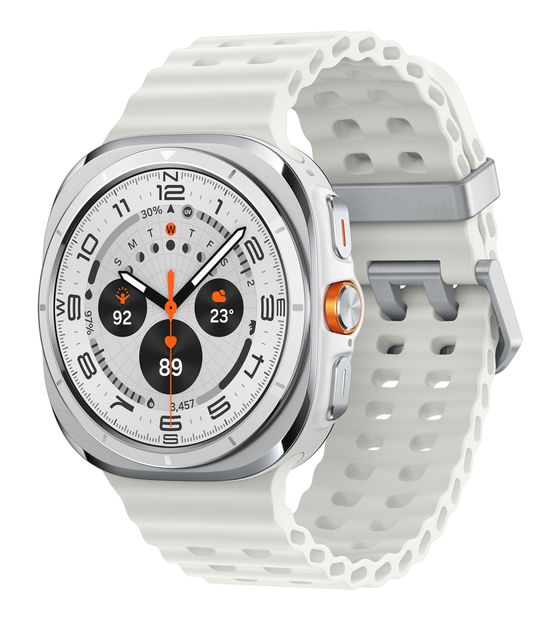 Samsung Galaxy Watch Ultra Digital 47 mm  Smartwatch Rund IP68 327 ppi 4G  (Weiß) f&uuml;r 672,00 Euro