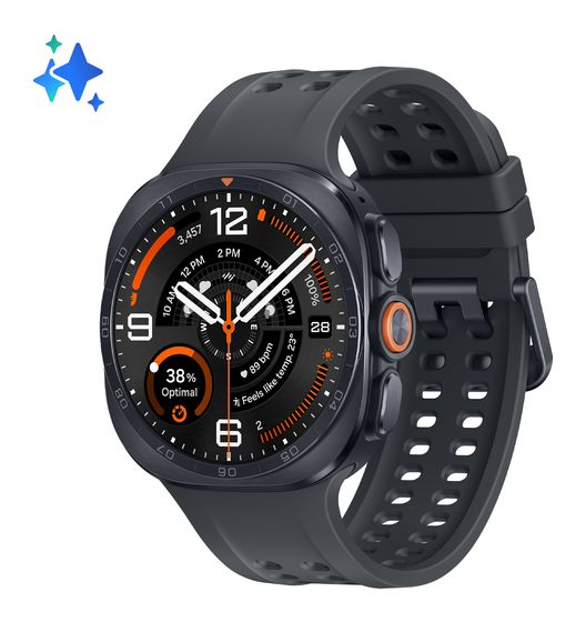 Samsung Galaxy Watch Ultra2 Digital 47 mm Smartwatch Rund IP69K 80 h 329 ppi 4G  (Grau) f&uuml;r 749,00 Euro
