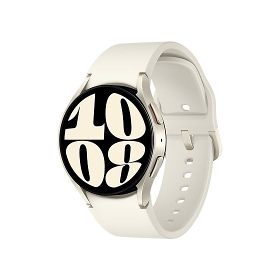 Samsung Galaxy Watch6 Digital 40 mm Smartwatch Rund IP68 330 ppi 4G  (Cremefarben) f&uuml;r 205,00 Euro