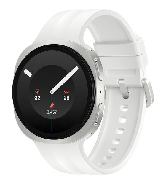 Samsung Galaxy Watch9 Digital 40 mm Smartwatch Rund IP68 40 h 327 ppi  (Silber) f&uuml;r 409,00 Euro