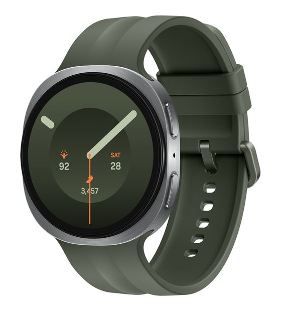 Samsung Galaxy Watch9 Digital 44 mm Smartwatch Rund IP68 40 h 327 ppi 4G  (Silber) f&uuml;r 489,00 Euro