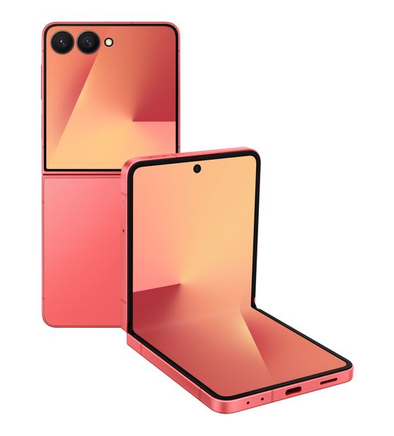 Samsung Galaxy Z Flip7 256 GB 5G Smartphone 17,5 cm (6.9 Zoll) 2,74 GHz Android 50 MP Dual Kamera Dual Sim WiFi 7 (Coralred) f&uuml;r 1.199,00 Euro