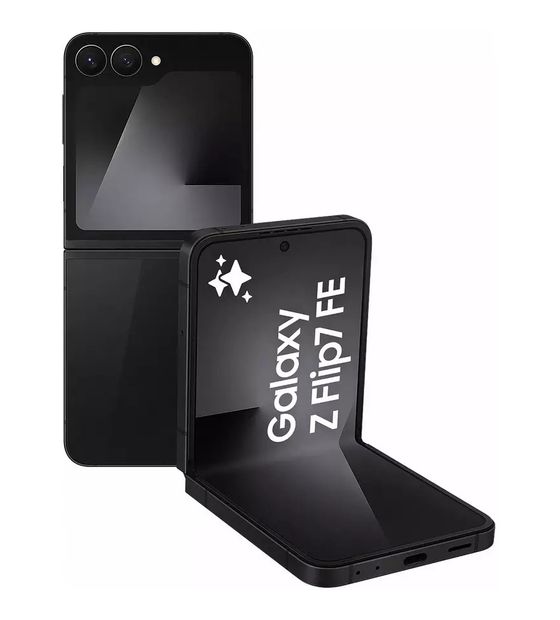 Samsung Galaxy Z Flip7 FE 128 GB 5G Smartphone 17 cm (6.7 Zoll) 2,9 GHz Android 50 MP Dual Kamera Dual Sim WiFi 6  (Schwarz) f&uuml;r 999,00 Euro