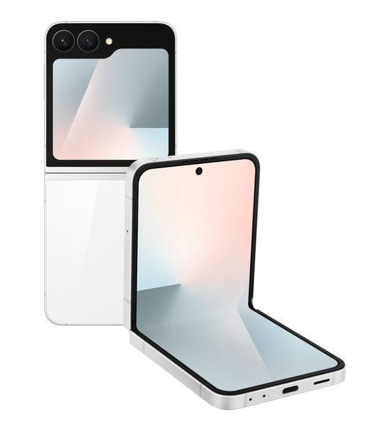 Samsung Galaxy Z Flip7 FE 128 GB 5G Smartphone 17 cm (6.7 Zoll) 2,9 GHz Android 50 MP Dual Kamera Dual Sim WiFi 6  (Weiß) f&uuml;r 999,00 Euro