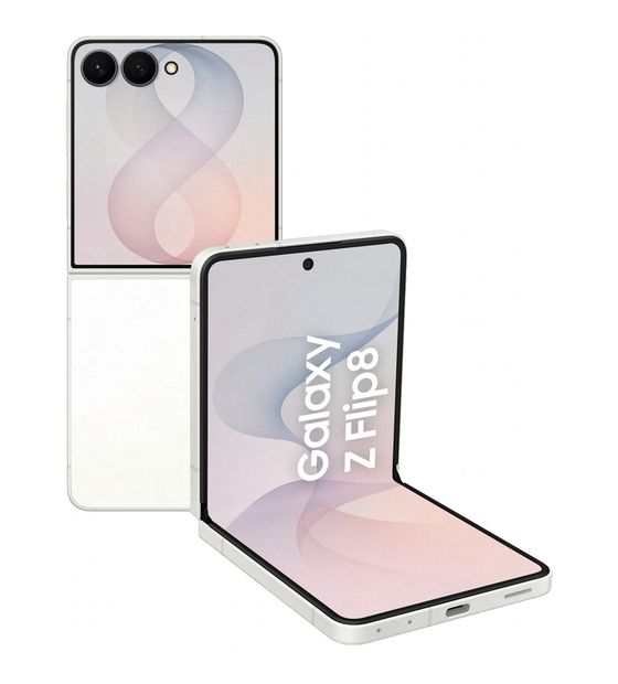 Samsung Galaxy Z Flip8 512 GB 5G Smartphone 17,5 cm (6.9 Zoll) 3,26 GHz Android 50 MP Dual Kamera Dual Sim WiFi 7  (Cremefarben) f&uuml;r 1.499,00 Euro