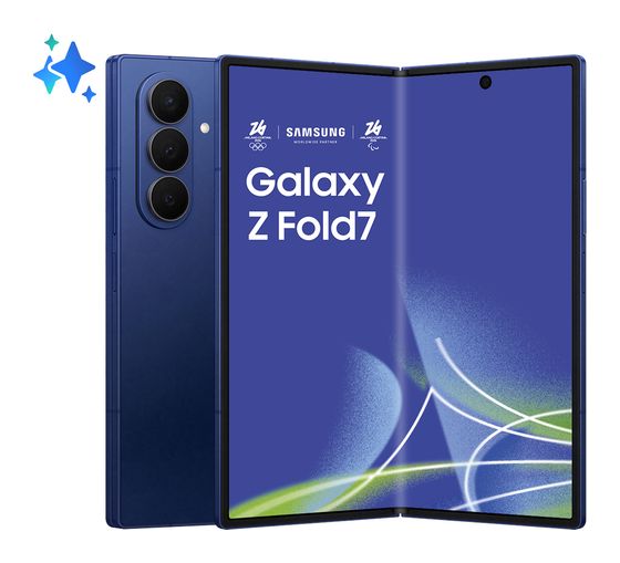 Samsung Galaxy Z Fold7 256 GB 5G Smartphone 20,3 cm (8 Zoll) Android 200 MP Dreifach Kamera WiFi 6E (Blue Shadow) f&uuml;r 1.565,00 Euro
