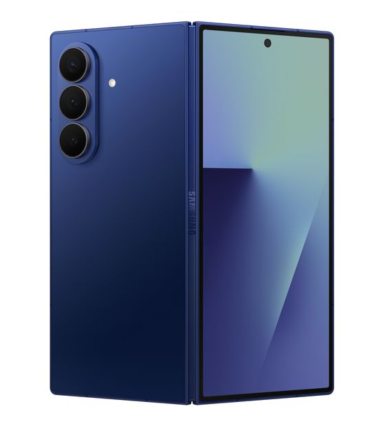 Samsung Galaxy Z Fold7 256 GB 5G Smartphone 20,3 cm (8 Zoll) 3,5 GHz Android 200 MP Dreifach Kamera Dual Sim WiFi 7 (Blue Shadow) f&uuml;r 2.099,00 Euro