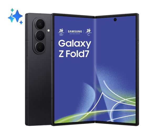 Samsung Galaxy Z Fold7 256 GB 5G Smartphone 20,3 cm (8 Zoll) Android 200 MP Dreifach Kamera WiFi 6E (Jetblack) f&uuml;r 1.578,00 Euro