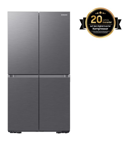 Samsung RF59C700ES9 Side-by-Side Kühl-/ Gefrierkombination French Door 390 l / 259 l 362 kWh 1746 mm x 912 mm  (Silber) f&uuml;r 1.774,00 Euro