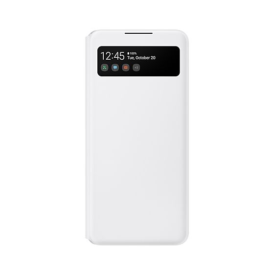Samsung S View Wallet Cover Geldbörsenhülle für Samsung Galaxy A42 5G  (Weiß) f&uuml;r 1,04 Euro