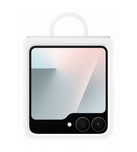 Samsung Silicone Case Cover für Samsung Galaxy Z Flip7 FE, Galaxy Z Flip6  (Weiß) f&uuml;r 34,49 Euro