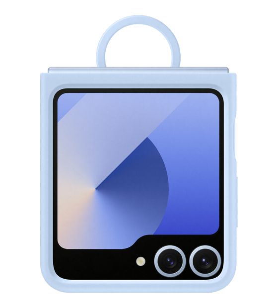 Samsung Silicone Ring Case Cover für Samsung Galaxy Z Flip6  (Blau) f&uuml;r 34,49 Euro