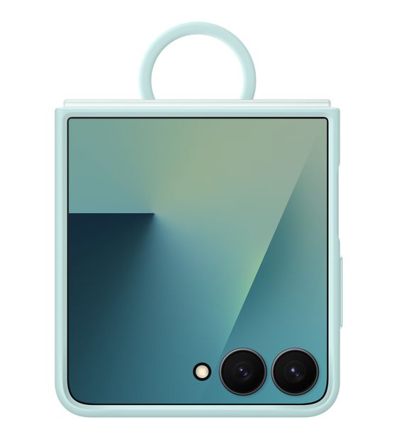 Samsung Silicone Ring Case Cover für Samsung Galaxy Z Flip7  (Mintfarbe) f&uuml;r 34,49 Euro