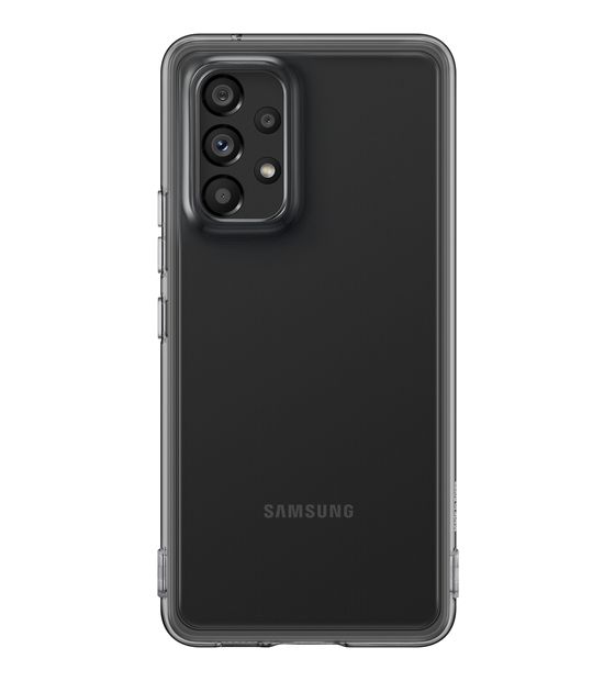 Samsung Soft Clear Cover für Samsung Galaxy A53 5G  (Schwarz) f&uuml;r 1,00 Euro
