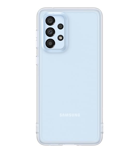 Samsung Soft Clear Cover für Samsung Galaxy A33 5G  (Transparent) f&uuml;r 1,00 Euro