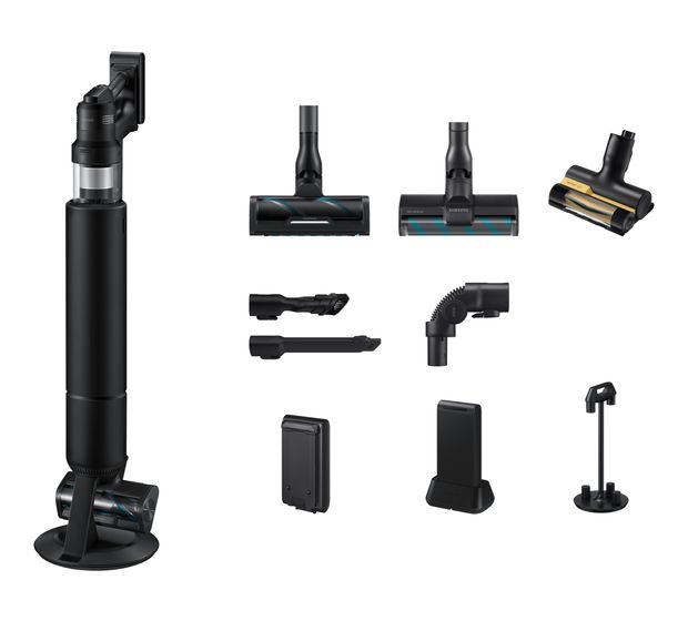 Samsung VS90F40EEK Bespoke AI Jet Ultra Akku+ CompleteClean Handstaubsauger mit Staubbeutel bis 160 min Laufzeit 25,2 V HEPA  (Schwarz) f&uuml;r 749,00 Euro