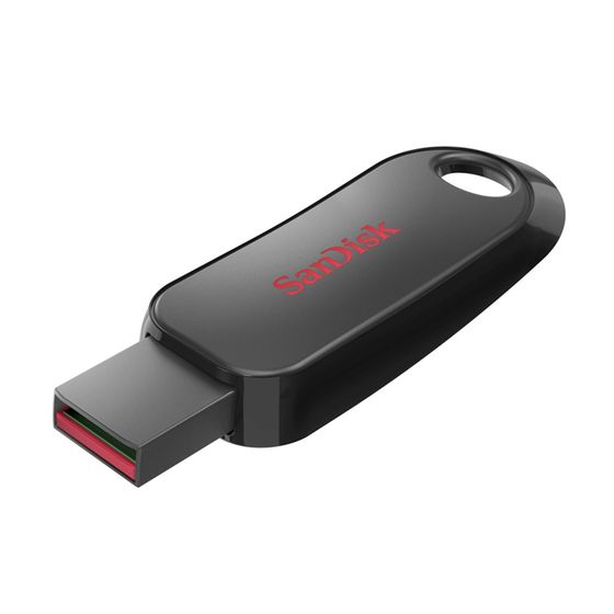 Sandisk Cruzer Snap USB Typ-A Stick 128 GB  (Schwarz, Rot) f&uuml;r 22,99 Euro