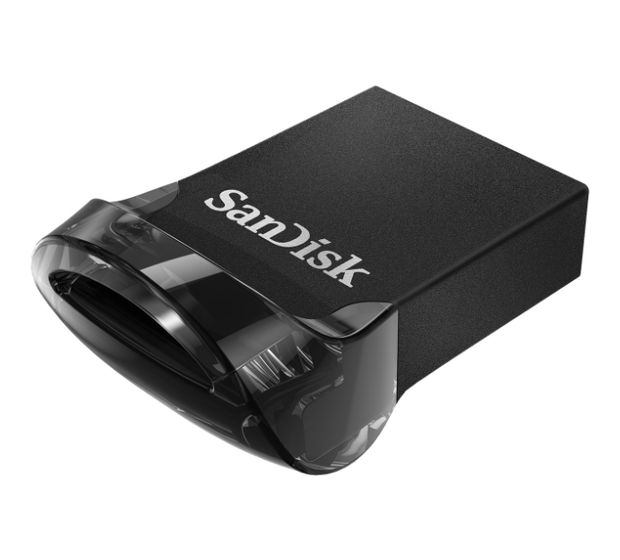 Sandisk Cruzer Ultra Fit USB Typ-A Stick 64 GB  (Schwarz) f&uuml;r 14,99 Euro