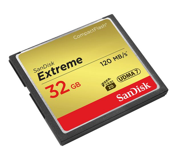Sandisk Extreme Kompaktflash Speicherkarte 32 GB f&uuml;r 67,99 Euro
