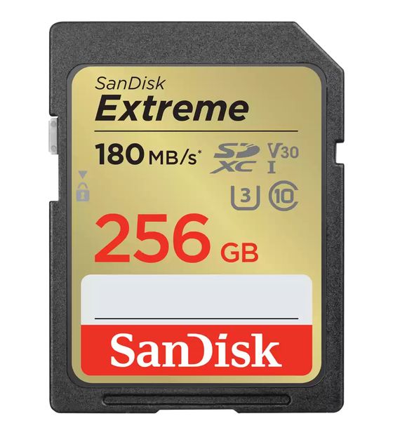 Sandisk Extreme SDXC Speicherkarte 256 GB Class 3 (U3) Klasse 10 f&uuml;r 71,99 Euro