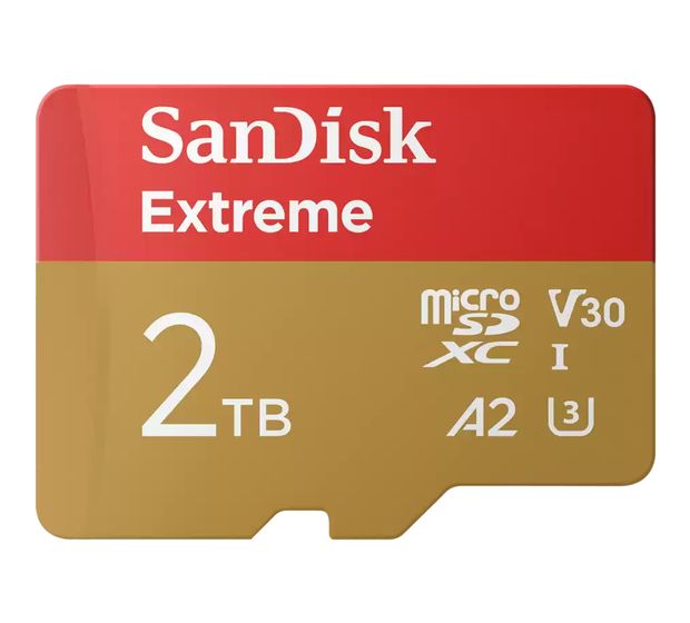 Sandisk Extreme A2 MicroSDXC Speicherkarte 2 TB Class 3 (U3) Klasse 10 f&uuml;r 449,99 Euro