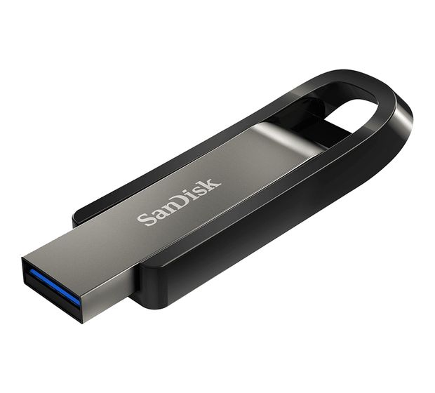 Sandisk Extreme Go USB Typ-A Stick 256 GB  (Edelstahl) f&uuml;r 63,99 Euro