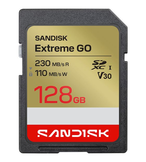 Sandisk Extreme Go SDXC Speicherkarte 128 GB Class 3 (U3) f&uuml;r 54,49 Euro