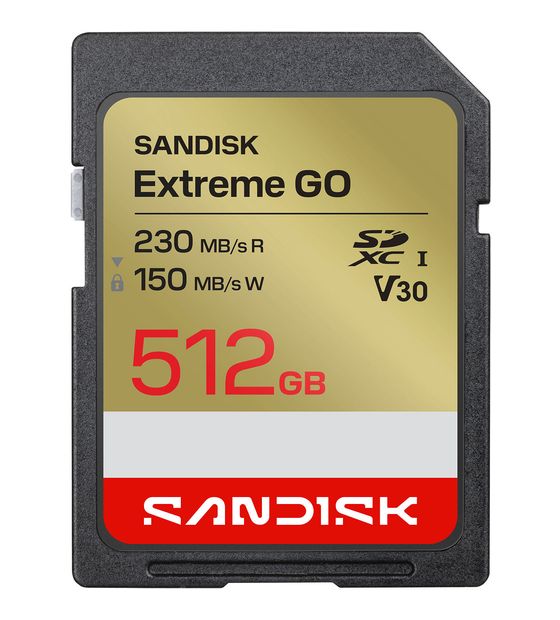 Sandisk Extreme Go SDXC Speicherkarte 512 GB Class 3 (U3) f&uuml;r 224,99 Euro