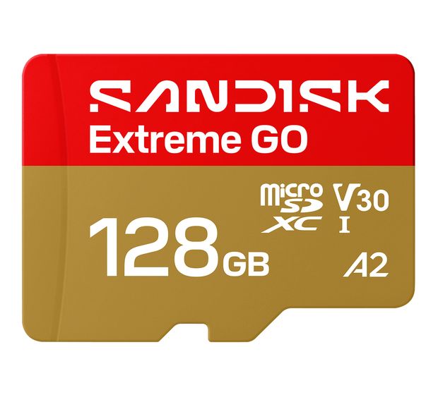 Sandisk Extreme Go MicroSDXC Speicherkarte 128 GB Class 3 (U3) f&uuml;r 39,99 Euro