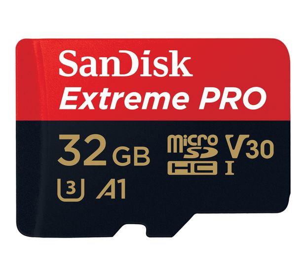 Sandisk Extreme Pro MicroSDHC Speicherkarte 32 GB Class 3 (U3) Klasse 10 f&uuml;r 28,99 Euro