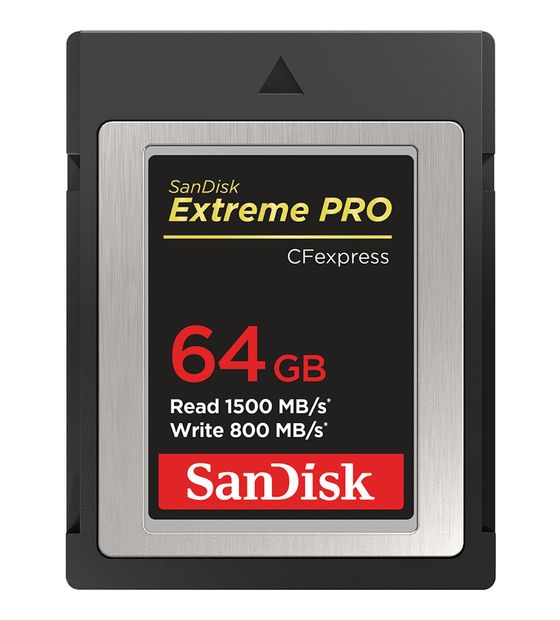 Sandisk Extreme Pro CFexpress Speicherkarte 64 GB f&uuml;r 124,99 Euro