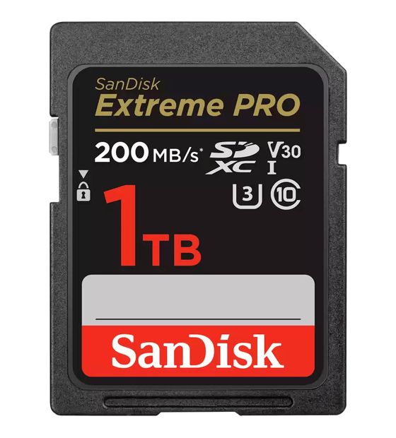 Sandisk Extreme Pro SDXC Speicherkarte 1 TB Class 3 (U3) Klasse 10 f&uuml;r 339,99 Euro