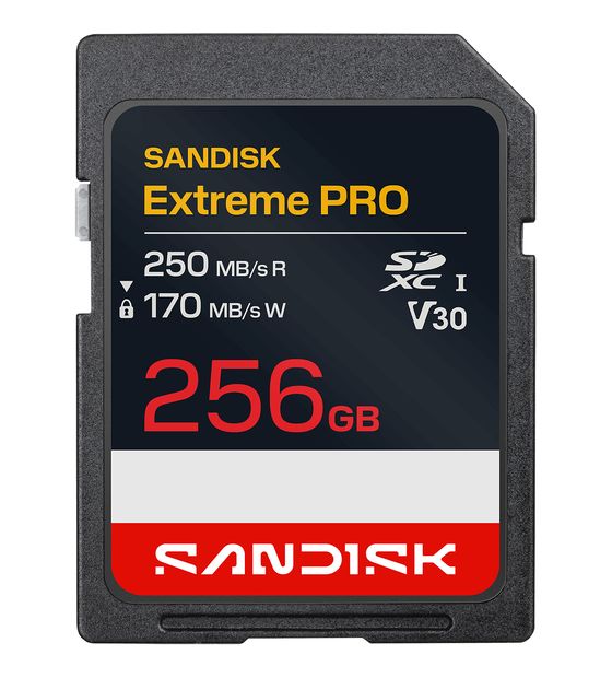 Sandisk Extreme Pro SDXC Speicherkarte 256 GB f&uuml;r 113,99 Euro