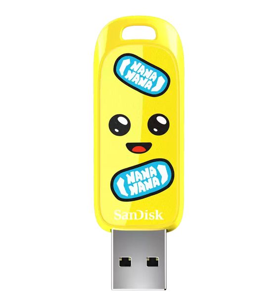 Sandisk Fortnite Peely USB Typ-A Stick 128 GB  (Gelb) f&uuml;r 29,99 Euro