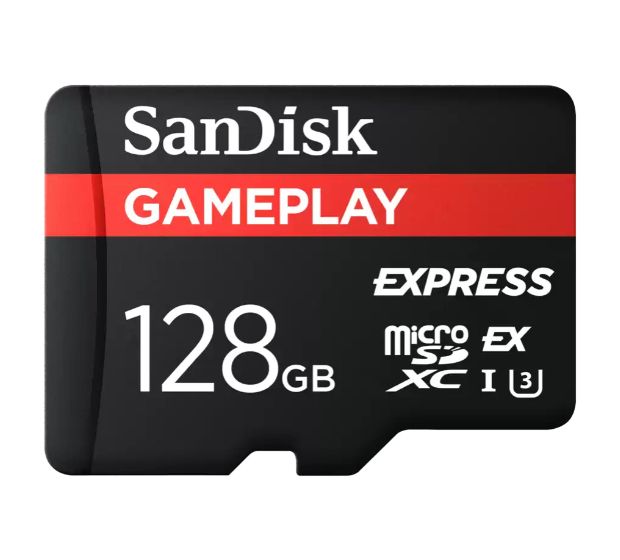 Sandisk GamePlay Express MicroSD Speicherkarte 128 GB f&uuml;r 59,99 Euro