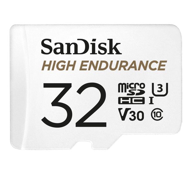 Sandisk High Endurance MicroSDHC Speicherkarte 32 GB Class 3 (U3) Klasse 10 f&uuml;r 24,99 Euro