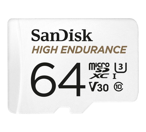 Sandisk High Endurance MicroSDXC Speicherkarte 64 GB Class 3 (U3) Klasse 10 f&uuml;r 25,99 Euro