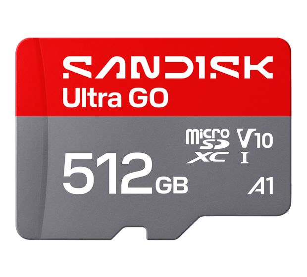 Sandisk Ultra Go MicroSDXC Speicherkarte 512 GB f&uuml;r 160,99 Euro