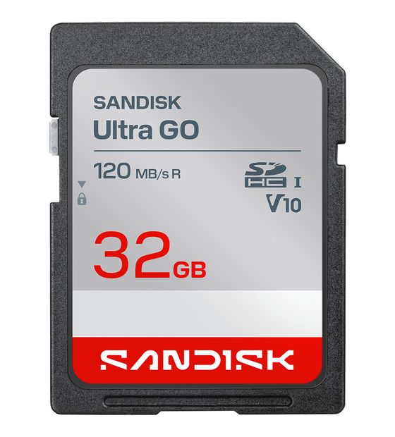 Sandisk Ultra Go SDHC Speicherkarte 32 GB Class 3 (U3) f&uuml;r 21,99 Euro