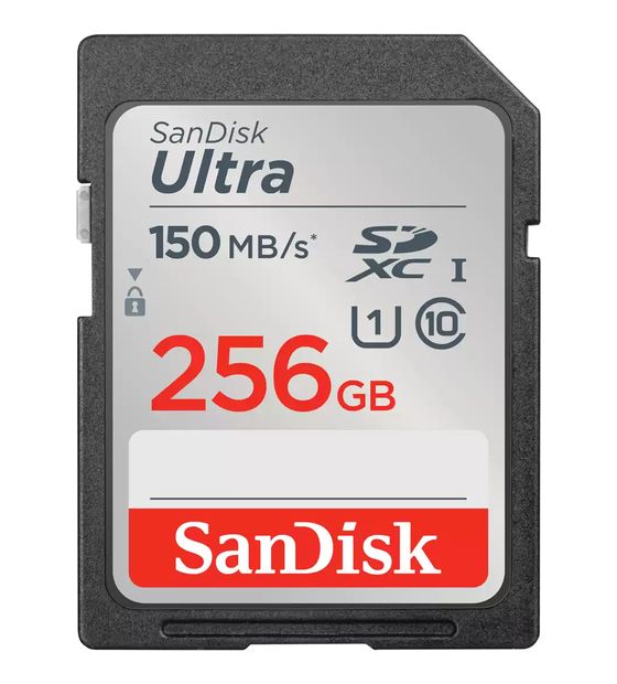 Sandisk Ultra U1 SDXC Speicherkarte 256 GB Class 1 (U1) Klasse 10 f&uuml;r 61,99 Euro
