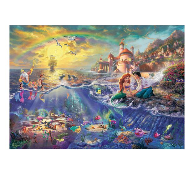 Schmidt Spiele Thomas Kinkade: Disney Kleine Meerjungfrau Arielle f&uuml;r 15,99 Euro