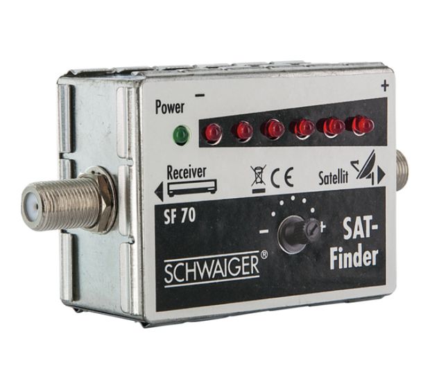 SCHWAIGER SF70531 SAT Finder (6+1 LED) f&uuml;r 19,99 Euro