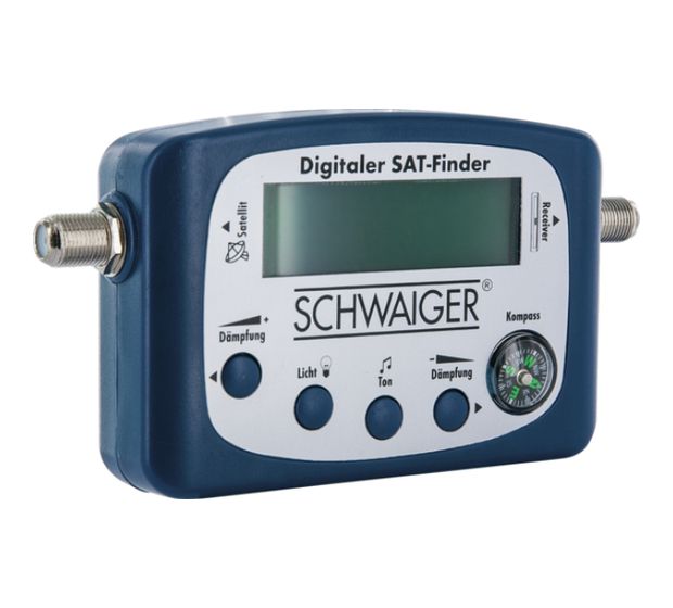 SCHWAIGER SF80531 SAT-Finder mit Kompass und akustischer Pegelanzeige f&uuml;r 34,99 Euro