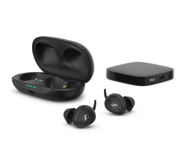 Sennheiser TV Clear Set mit TV Connector In-Ear Kopfhörer Kabellos TWS  (Schwarz) f&uuml;r 299,99 Euro