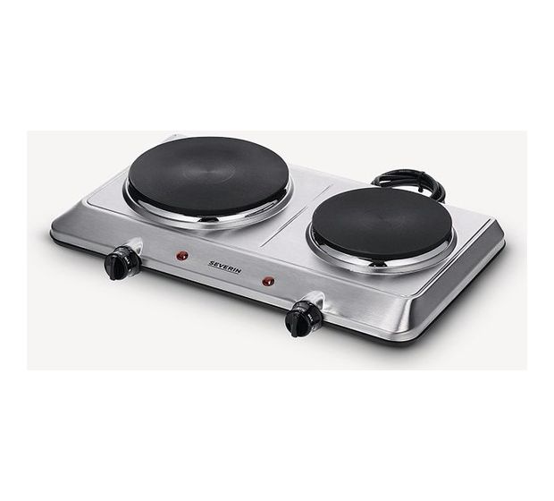 Severin DK1014 45.5 cm Gußkochplatte Kochfeld/Herdplatte 2 Zone(n) f&uuml;r 45,99 Euro