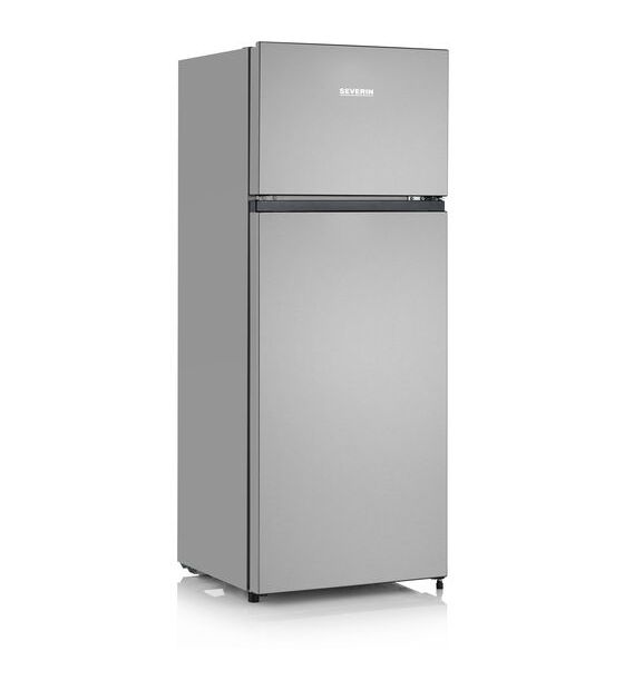 Severin DT8761 165 l / 41 l Kühl-Gefrierkombi freistehend 176 kWh Jahr  (Silber) f&uuml;r 329,00 Euro