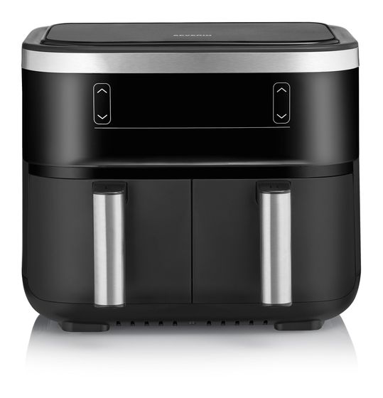 Severin FR2453 Doppel Heißluftfritteuse 3,25 l 2850 W  (Schwarz, Silber) f&uuml;r 119,99 Euro