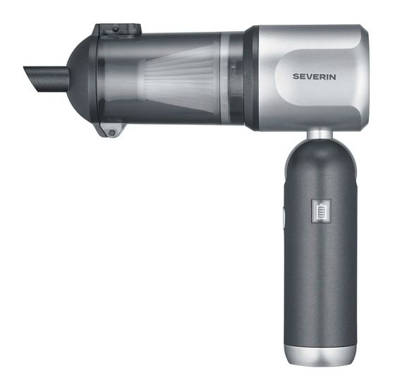Severin HV7137 Handstaubsauger Beutellos bis 30 min Laufzeit 1111 V  (Grau, Schwarz) f&uuml;r 39,99 Euro