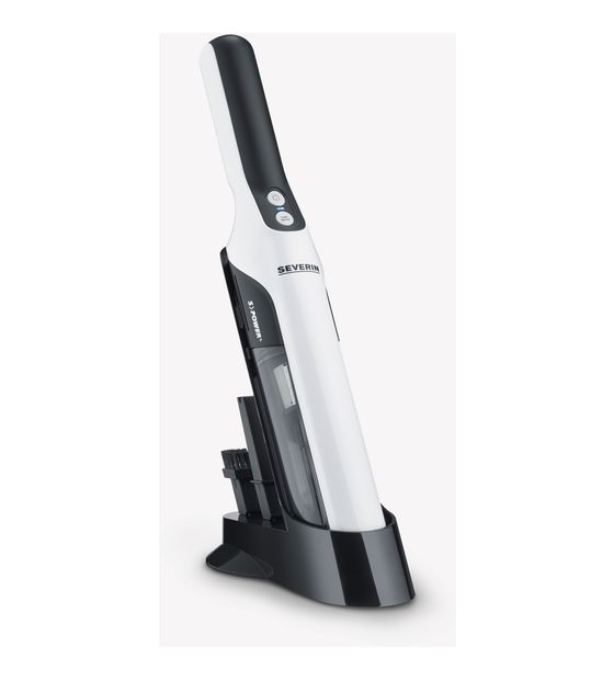 Severin HV7140 Handstaubsauger Beutellos bis 30 min Laufzeit 10,8 V  (Schwarz, Weiß) f&uuml;r 97,49 Euro